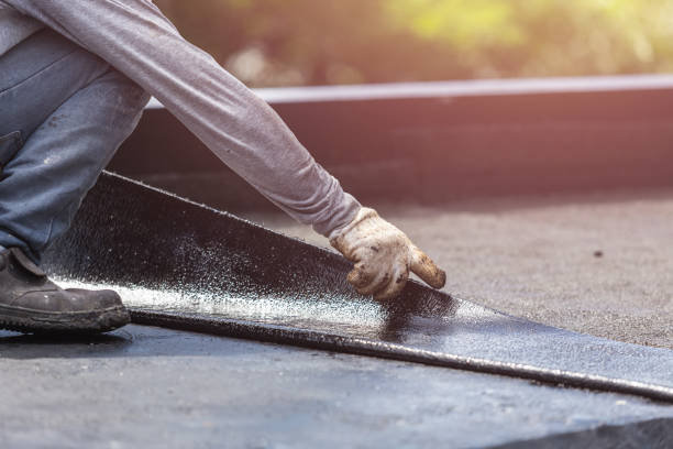 Professional Waterproofing technician working in Farmer, OH